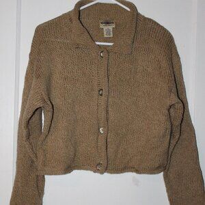 Women's Brown and Tan Jumper
